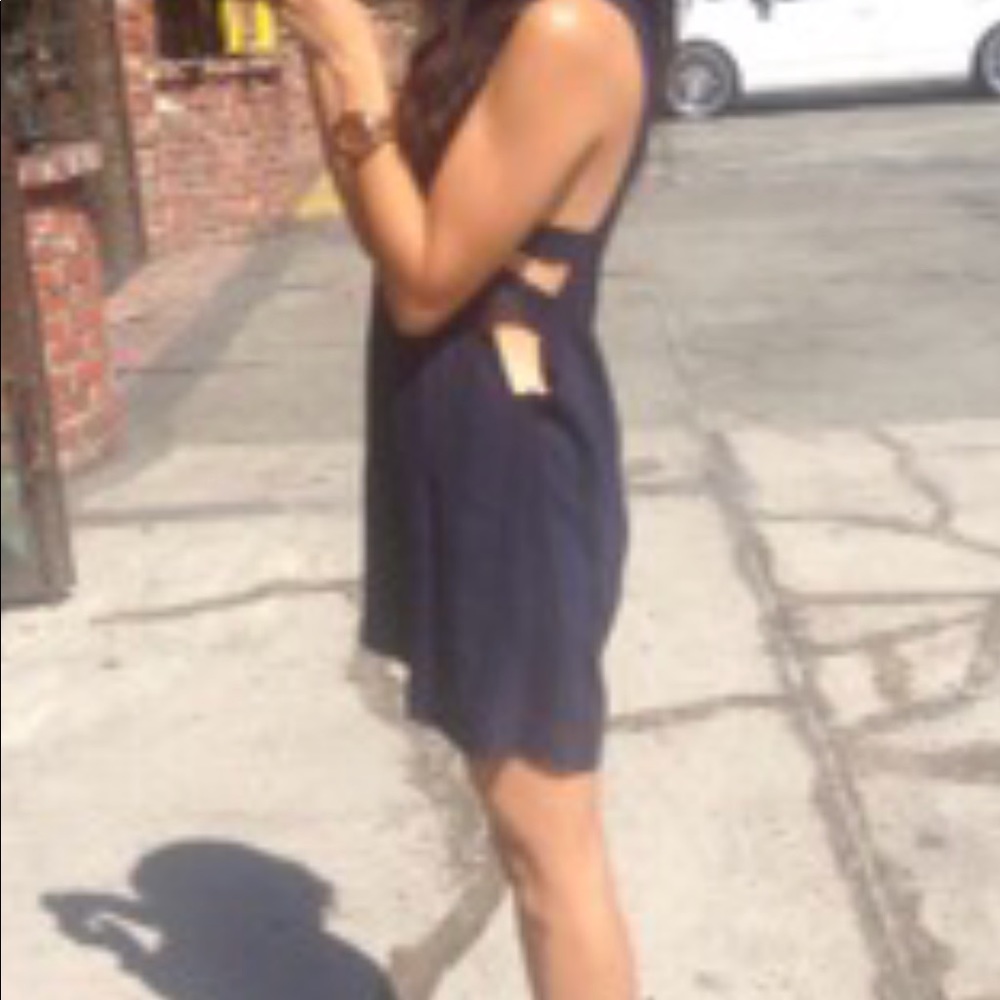 Reformation cut out dress